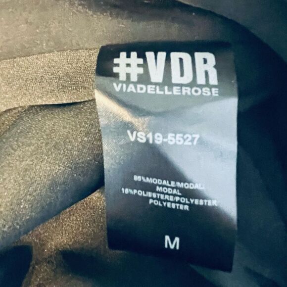 VIADELLEROSE Asymmetrical Sleeveless Dress Black M - Picture 7 of 8